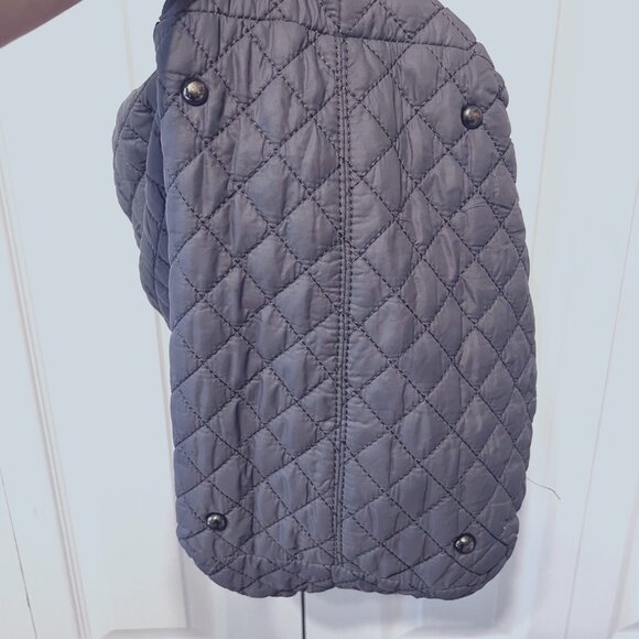 Urbanfit by Urban Expressions Tote Lightweight Bag-Gray Quilted-Large-Versatile - Picture 10 of 13
